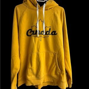 Canada Maple Leaf Yellow Hoodie